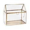 Geometric Glass House / Handmade Glass Terrarium / Modern Planter for Indoor Gardening / Desktable Vase / Stained Glass Box 3