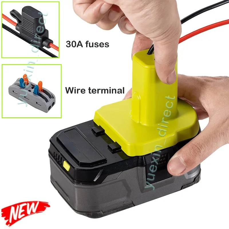 DIYBatteryAdapterforRyobi18VP108P107P102LiIonBatteryDock