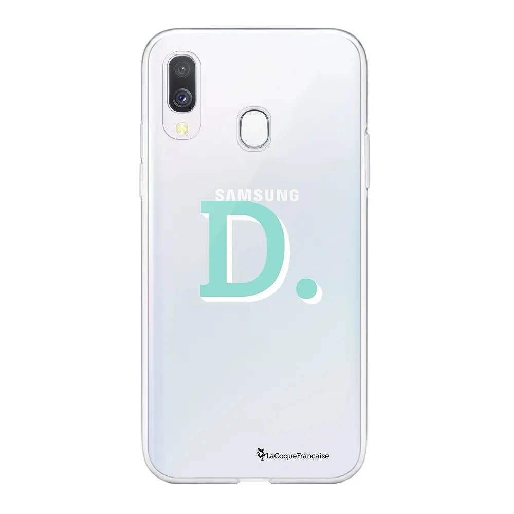 Мягкий прозрачный чехол для Samsung Galaxy A20e с изображением инициала D | Мобильные