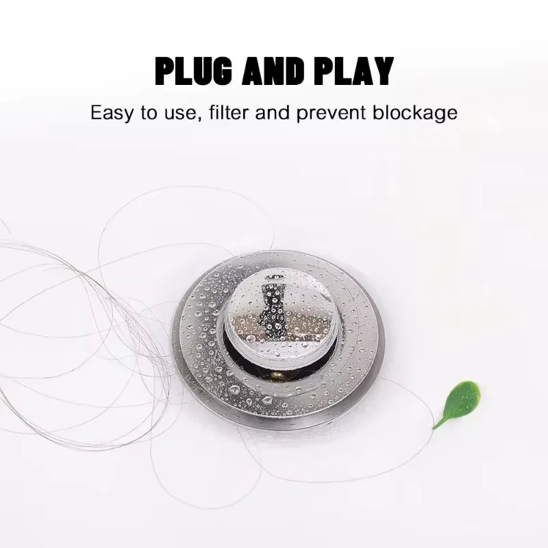 Washbasin Pressurized Drainage Filter Sink Filter Sewer Anti Odor Automatic Bounce Drainage Plug Shower Hair Collector sink filter,sink strainer,hair drain catcher,washbasin plug,washbasin leak plug,shower drain filter
