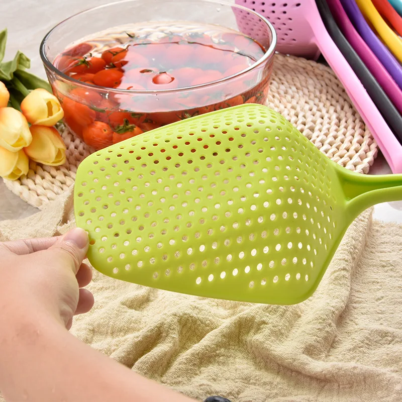 1PCS Strainer Spoon Large Funnel Fried Food Strainer Vegetable Food Water Filter Portable Home Kitchen Cooking Tools