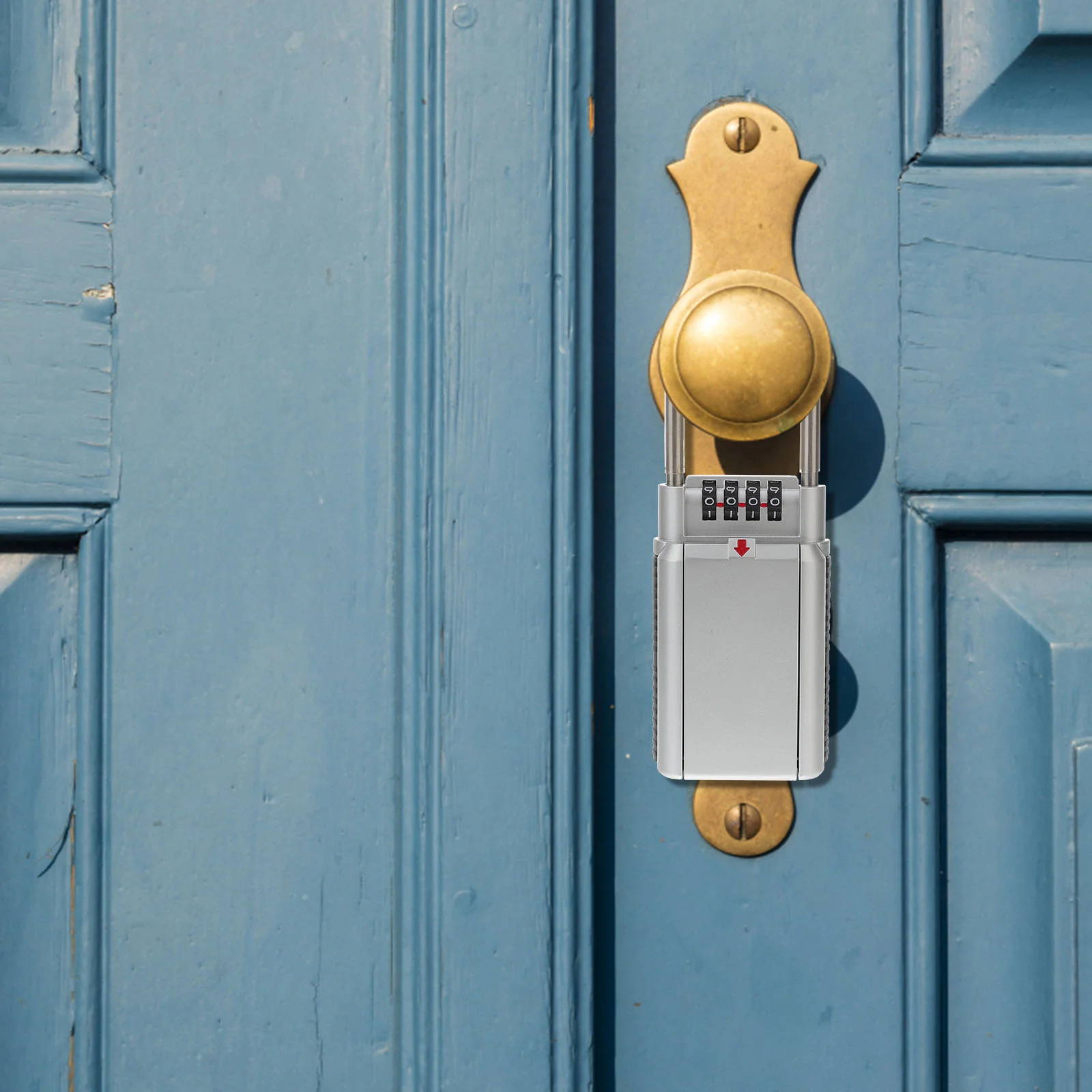 

Wall Mounted Key Safe Box Security Lock Box 4- Combination Key Lock Box