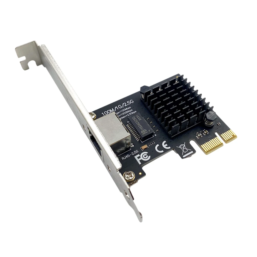 Scheda Di Rete PCI-E 2.5 Gbps RTL8125BG – Gigabit Ethernet Con Connettore RJ45, Nuova!
