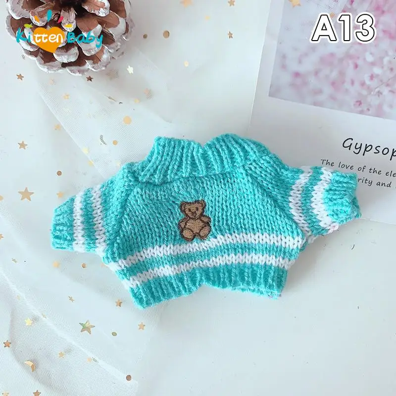 Doll Clothes 1PC For 20cm Idol Dolls Accessories Plush Sweater Stuffed Toy Outfit For Korea Kpop EXO