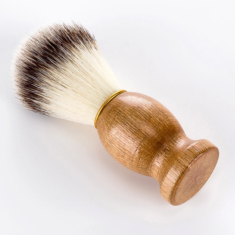 

Sdatter Badger Hair Men's Shaving Brush Barber Salon Men Facial Beard Cleaning Appliance Shave Tool Razor Brush with Wood Handle