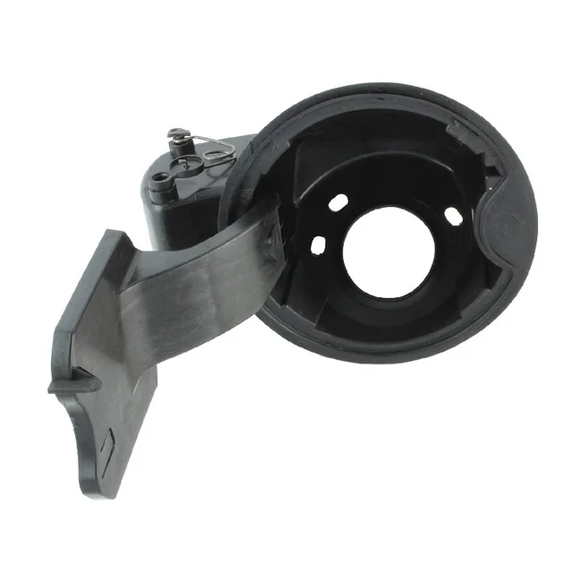 Fuel Door Replacement For 2009-2014 Ford F150 - ABS Plastic Gas Tank Cover (Black)