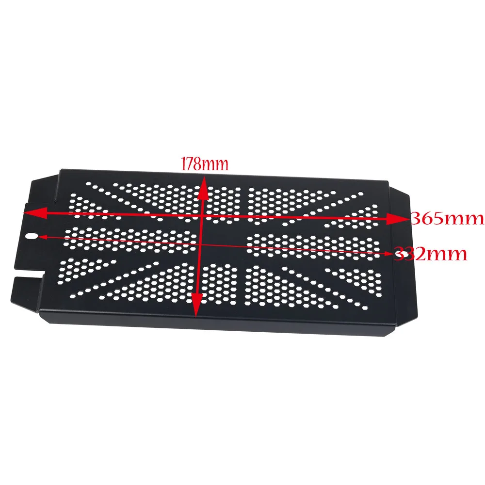 Griglia Protettiva Per Radiatore Moto | Copertura Nera Per Triumph Bonneville T100, T120 E Bobber (2016-2022) – Protegge Il Radiatore Da Sassi E Detriti
