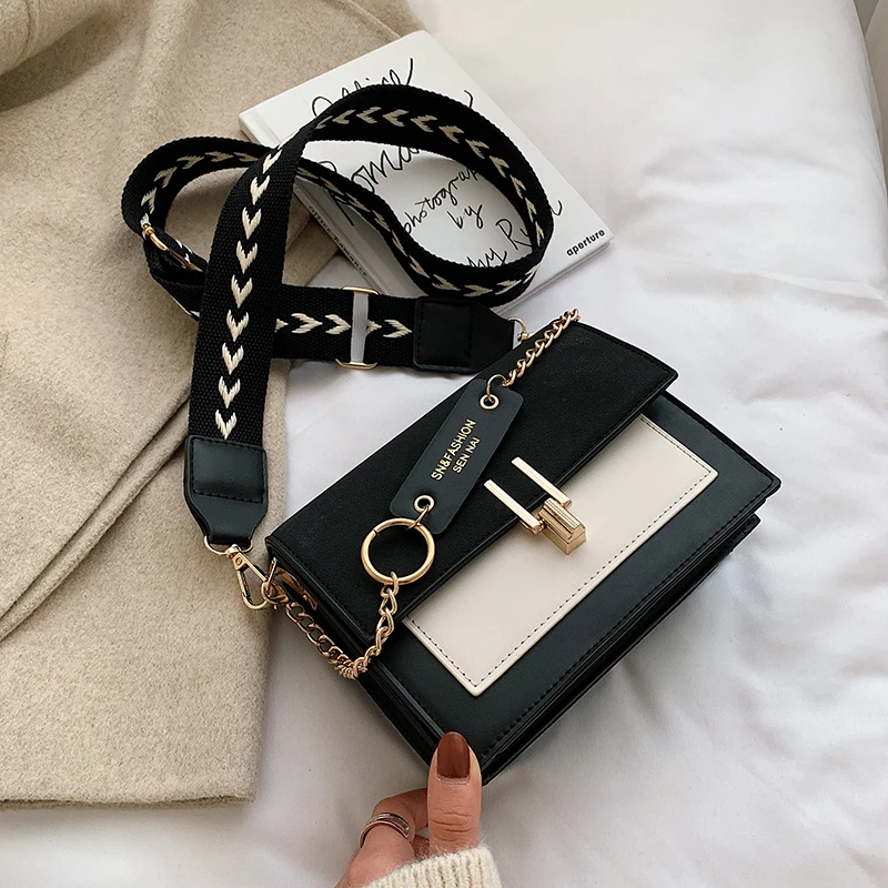 Casual Leather Women's Shoulder Bag Chain Leather Shoulder Bags Underarm  Handbags for Women Bags Sac A Main Femme Bolso Mujer shoulder bags for kid