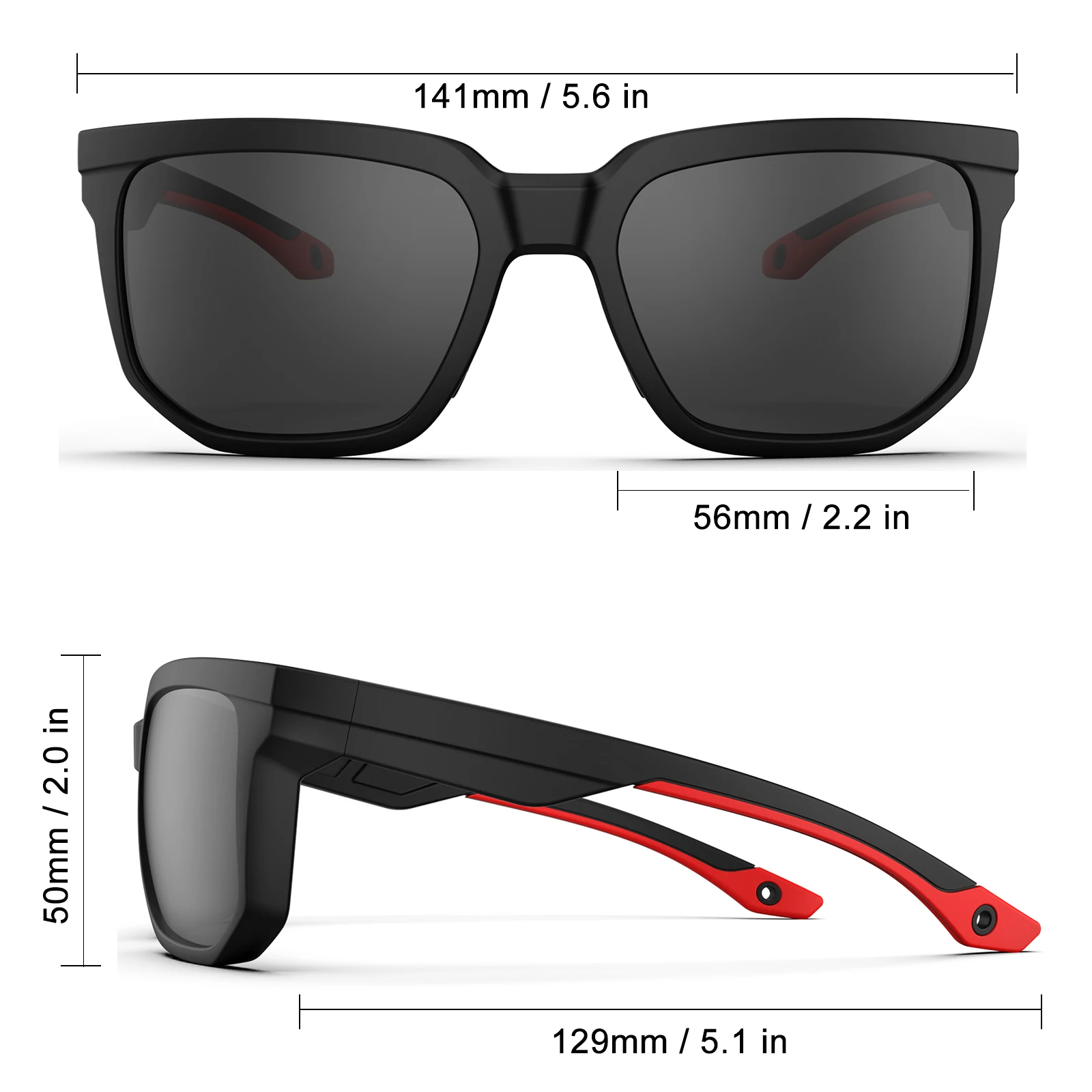 Suukaa-Proteção UV Óculos de ciclismo para homens e mulheres, Óculos de sol para esportes ao ar livre, Óculos de sol para caminhadas