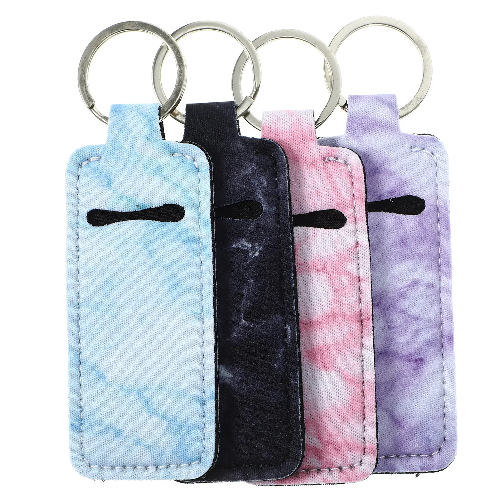 5pz Portachiavi Balsamo per le Labbra Summer Fridays da 0,5 Once - Portatile Porta Lucidalabbra Portachiavi (5 Colori