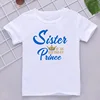 1st Birthday Prince Family Matching Clothes T Shirts Boys Birthday Party Dad Mom Sis Bro and Me Family Look Outfit T-shirt Tops 4