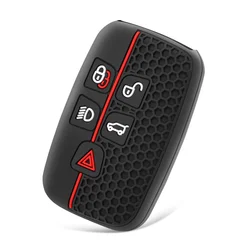 Premium Car Remote Key Case Cover Shell - Sleek and Durable Design (Red)