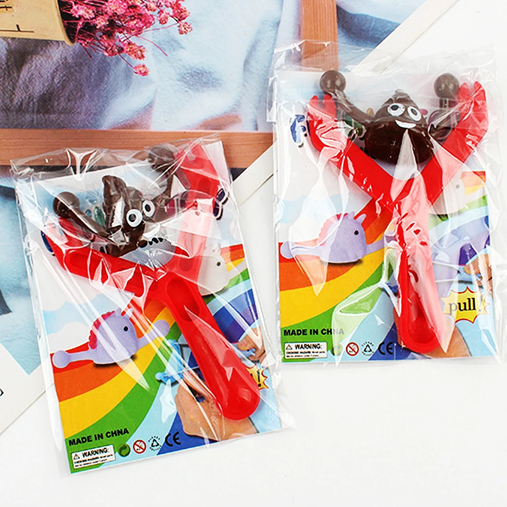 Colorful Shooting Fake Poop Toys Set for Kids