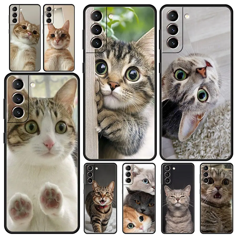 Kawaii Love Cat Soft TPU Phone Case - Adorable and Durable Cover