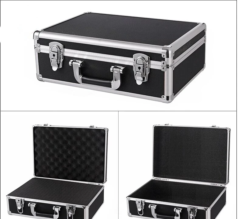 Tool Box Aluminium Equipment Case Organizer Protable Toolbox for Mechanic Large Capacity Suitcase Pelican Hard Case 4