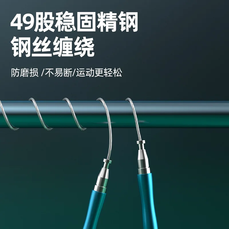 New Speed Jump Rope Adjustable Skipping Professional Fat Burning Fitness Weight Loss Exercise Adult Student Wire Rope