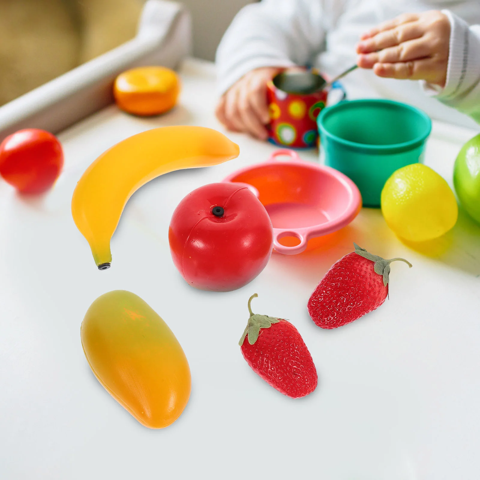 Simulated Fruit Sandbox Musical Instruments for Adults Toy Shaker Children Fruit-shaped Percussion Abs Maracas Kids Banana