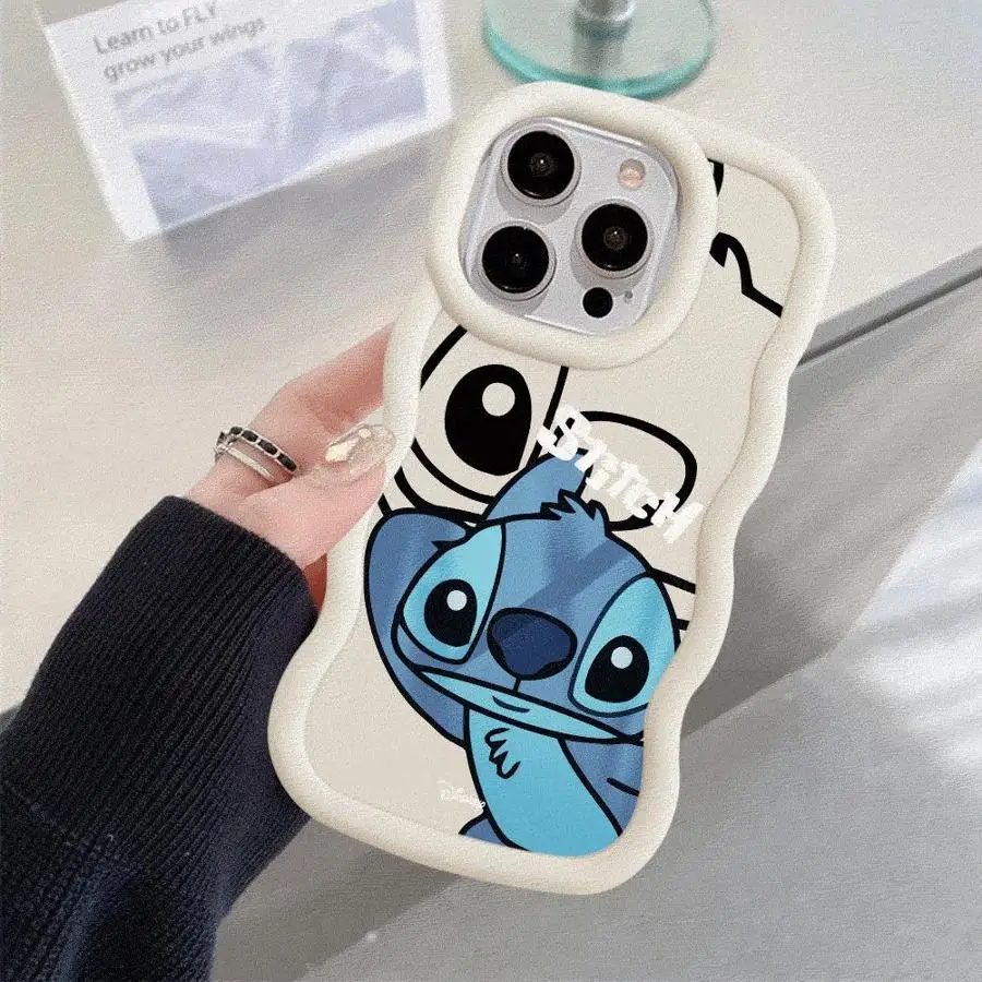 thumbnail image 1 of Funda de teléfono Disney Stitch para iPhone 16 15Plus 14 Pro Max X 12 7 8 11 Pro XR 13 Mini XS TPU funda de silicona, 1 of 5