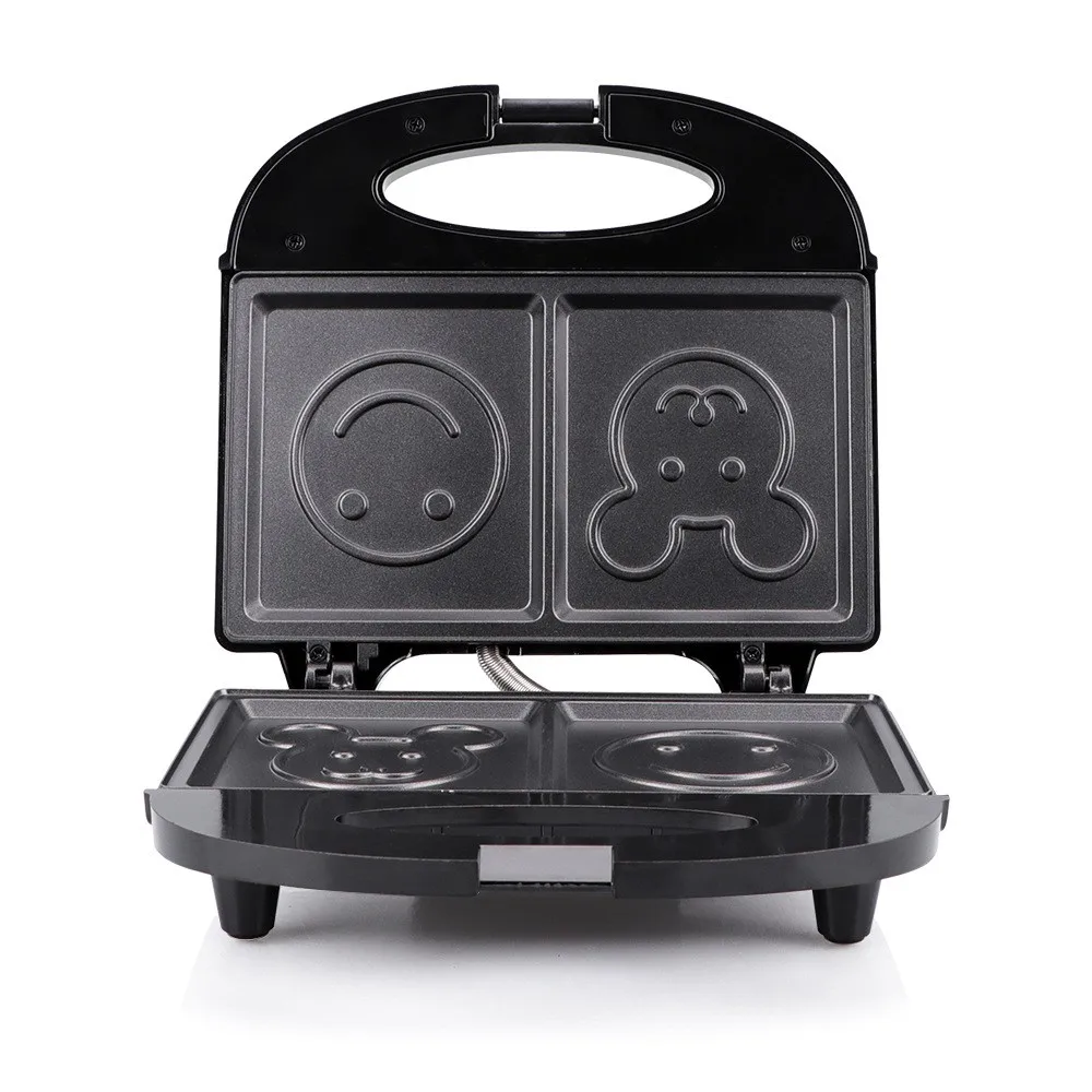 220/110V Household Appliances Smile Sandwich Maker Mini Home Breakfast Maker Multi-function Bread Sandwich Maker