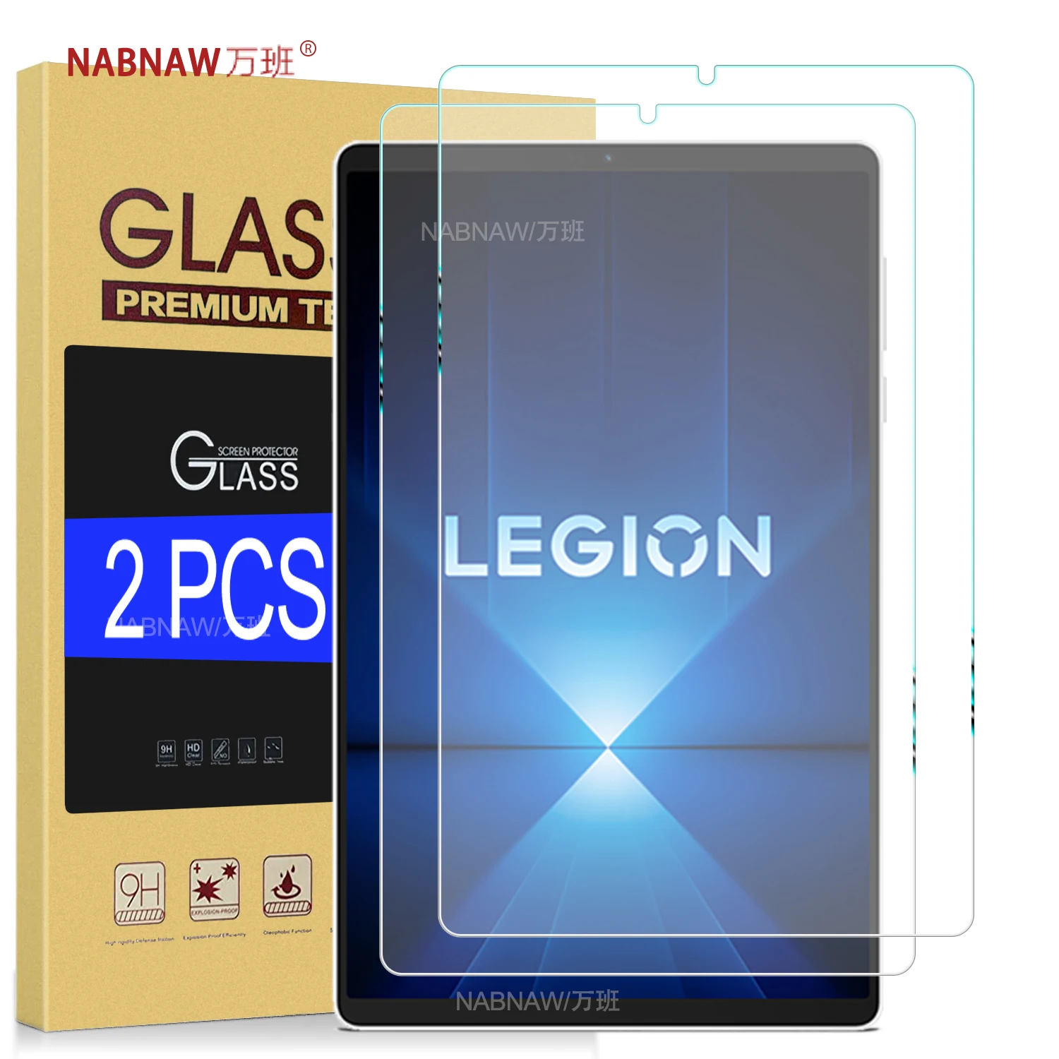 Protecteur d'écran pour Lenovo Legion Tab Y700 Gen 4, en verre trempé Full HD sur Tab Y700 Gen 4 AI 8.8, Film anti-rayures 9H, paquet de 2