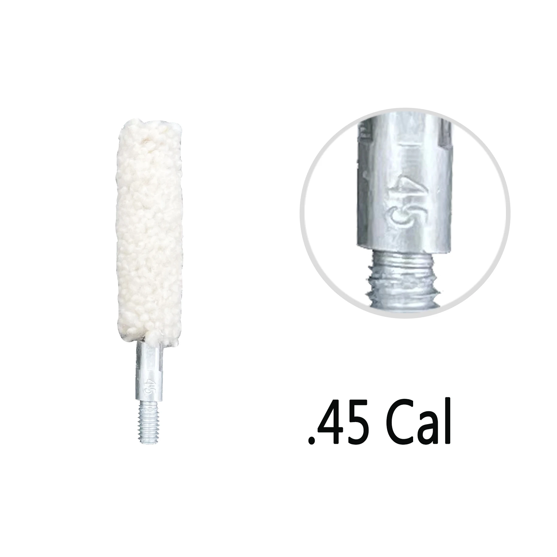 5 Pieces Gun Cleaning Kit Swabs Gun Cleaning Mop Brush for .38/.44 Cal/.45 Cal/12 Gauge Supplies gun accessories