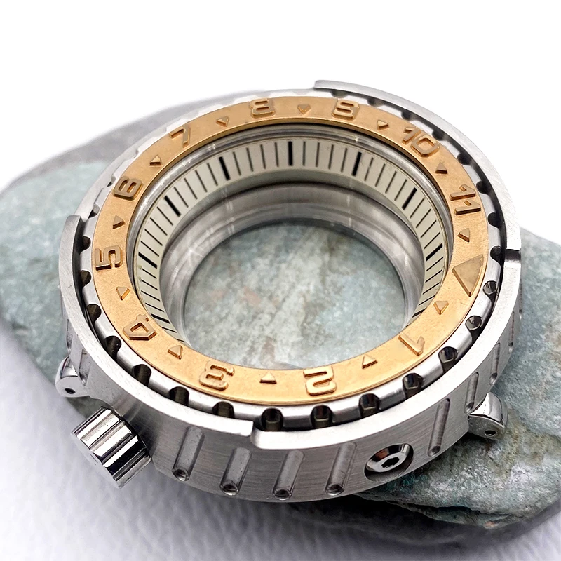 Cassa Dell'Orologio In Scatola Di Tonno Seiko Cassa Nh35 Crown At 4.1 Oclock Fit Nh35 Nh36 7S 4R Movimento 20Atm Custodie Per Orologi Al Tonno Resiste