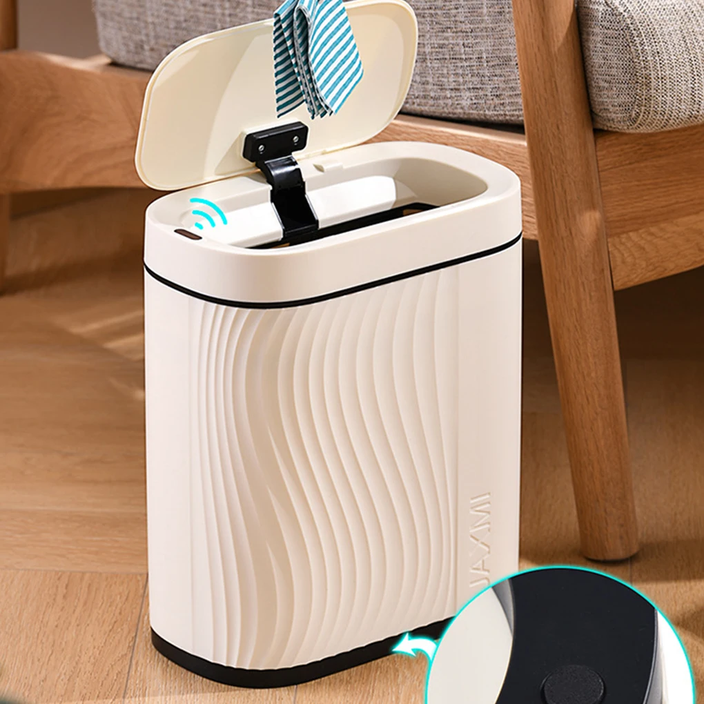 

Smart Sensor Garbage Bin - Silent Opening And Closing Sturdy And Durable Wide Application Sealing