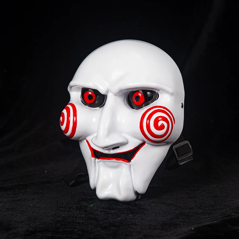 Chainsaw-Themed PVC Horror Mask for Halloween and Cosplay Events