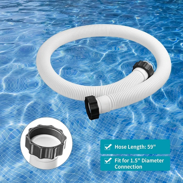 Helpcomparator-Tuyau de rechange pour pompe de filtre de piscine, longue  durée de vie avec colliers - AliExpress