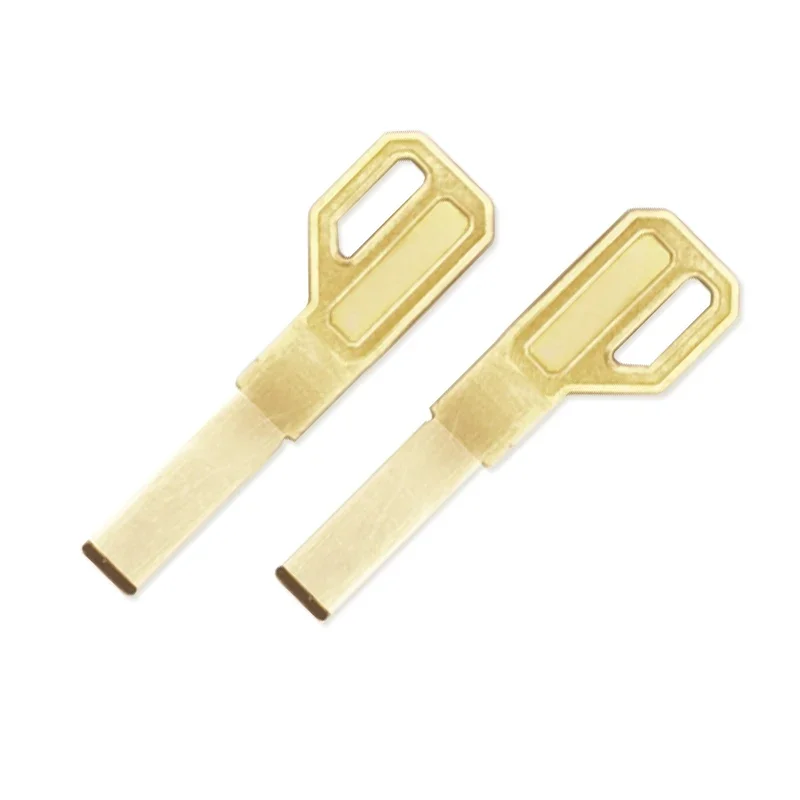 Fingerprint Lock Blade Flat Embryo Small Handle Key for Electronic Door Lock 20pcs/Lot