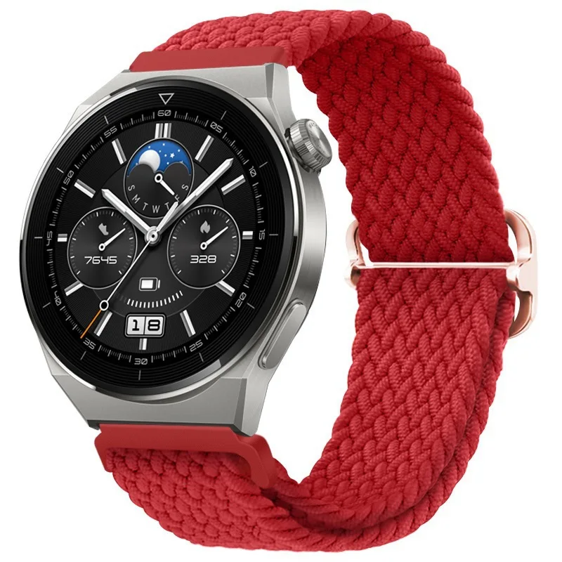 Braided Nylon Loop Smartwatch Strap - Universal Fit, 20/22mm