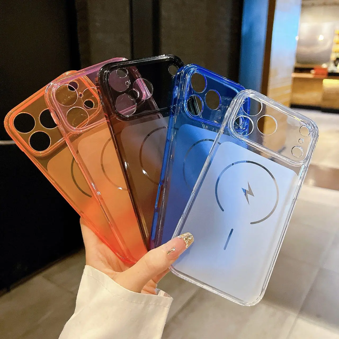 Shockproof Clear Soft Matte Phone Case