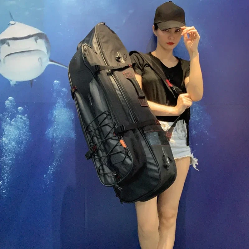 

Free Diving Long Frog Bag Equipment Flippers Backpack Can Hold Mantra