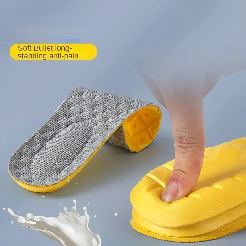 Latex Memory Foam Insoles Women Men Soft Foot Support Shoe Pads Breathable Sport Insole Feet Care Insert Cushion 1/2Pairs shoe insoles orthopedic insoles