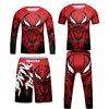 New Jiu Jitsu T-shirt For Kid MMA Shorts Bjj Rashguard Kids 4pcs/set Boy Boxe kickboxing Mma Compression Clothing Children Suit 1