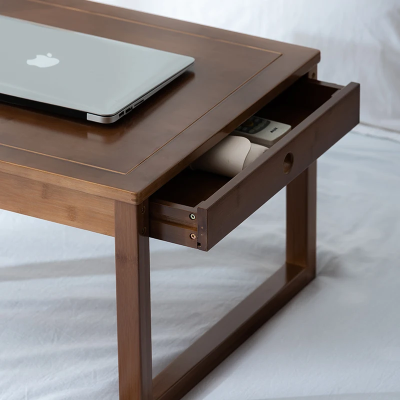 Bamboo Small Table, Japanese Tatami Desk, Home Ground Tea Table, Compact Bay Window Coffee Stand, Minimalist Table