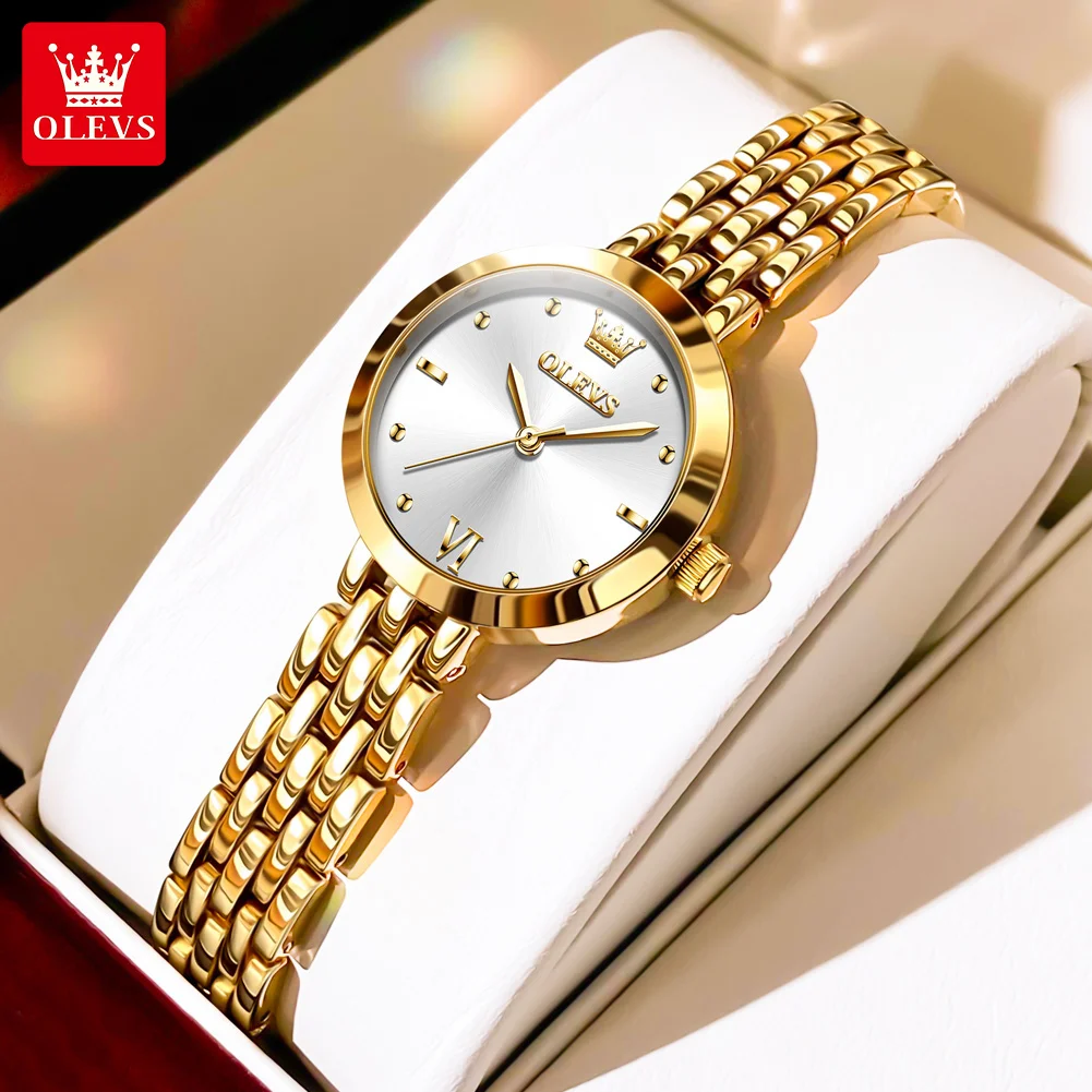 OLEVS 9992 Luxury Women's Watches Elegant Luxury Gold Watch