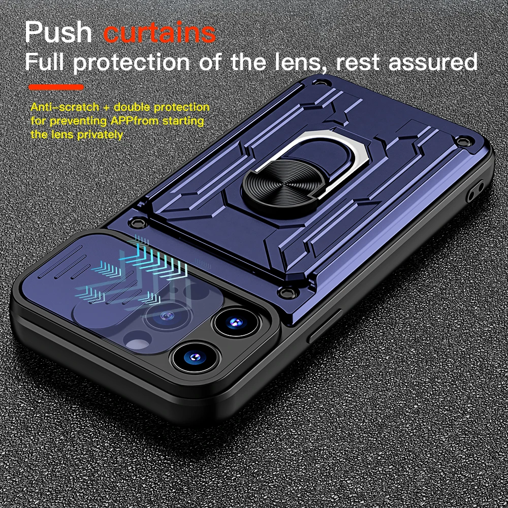Peatkop Shockproof Case for iPhone 14 Pro Max 14Plus SE 2022 Card Bag Camera Protection Ring Phone Cover for iPhone 11 12 13 Pro 3