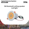 2.5inch TWS Ceiling Speaker 5W Bluetooth-compatible Full Range Roof Loudspeaker Downlight Music LED Speaker Lamp for Living Room 1