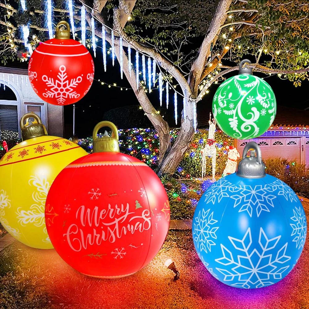 Inflatable Christmas Ornaments Balls Outdoor Inflatable Christmas