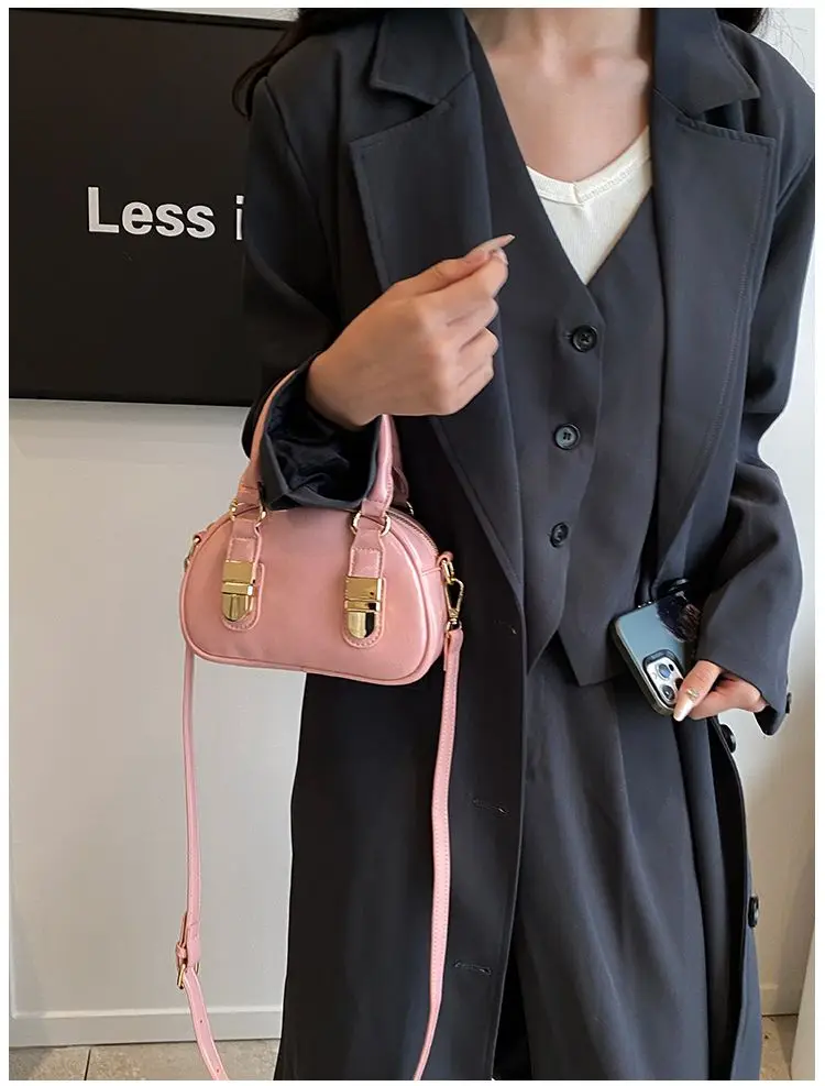 JIAERDI Vintage Red Y2k Hand Bag Women Hot Girls Pu Leather Handle Casual Messenger Bag Ladies Retro Mini Bag Bolso Mujer 2024