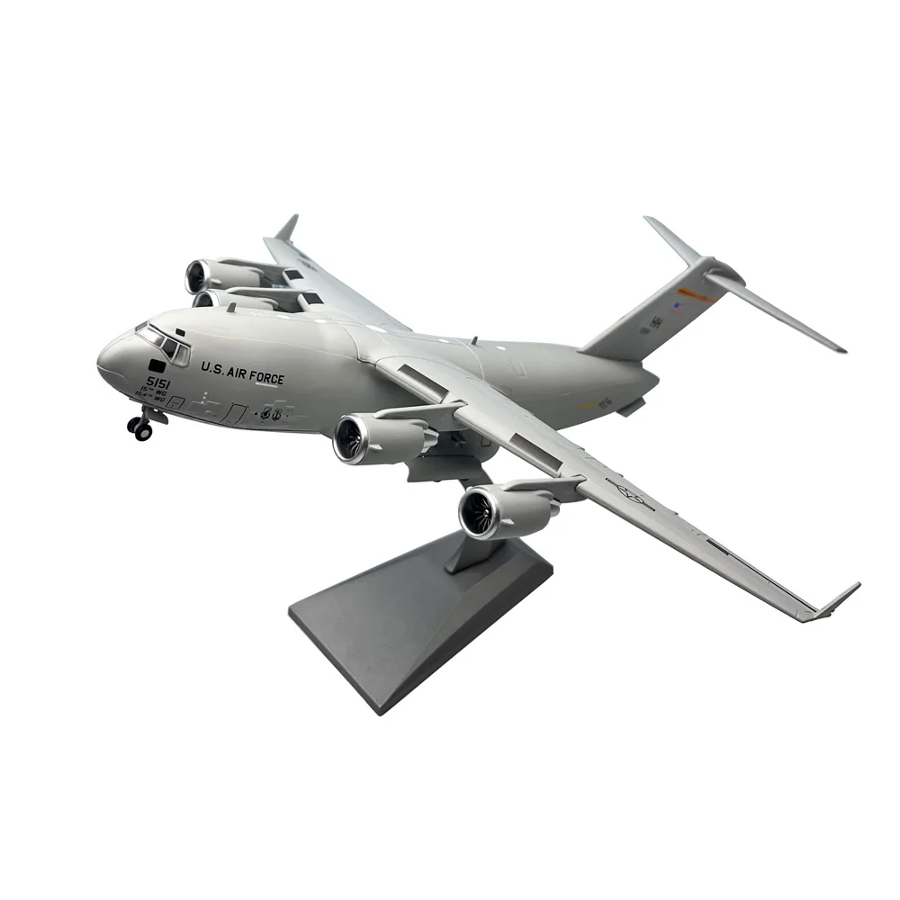 1:200 1/200 Scale US C-17 C17 Globemaster III Strategy Transport Aircraft Diecast Metal Airplane Plane Model Children Toy Gift 1 200 scale 2 in 1 42cm antonov an 225 model maria ukraine transport plane aircraft collection gift the space shuttle buran an22