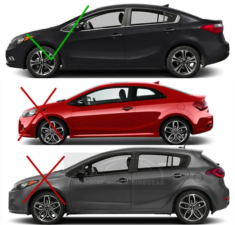 2014-2016 Kia Forte Mud Guards