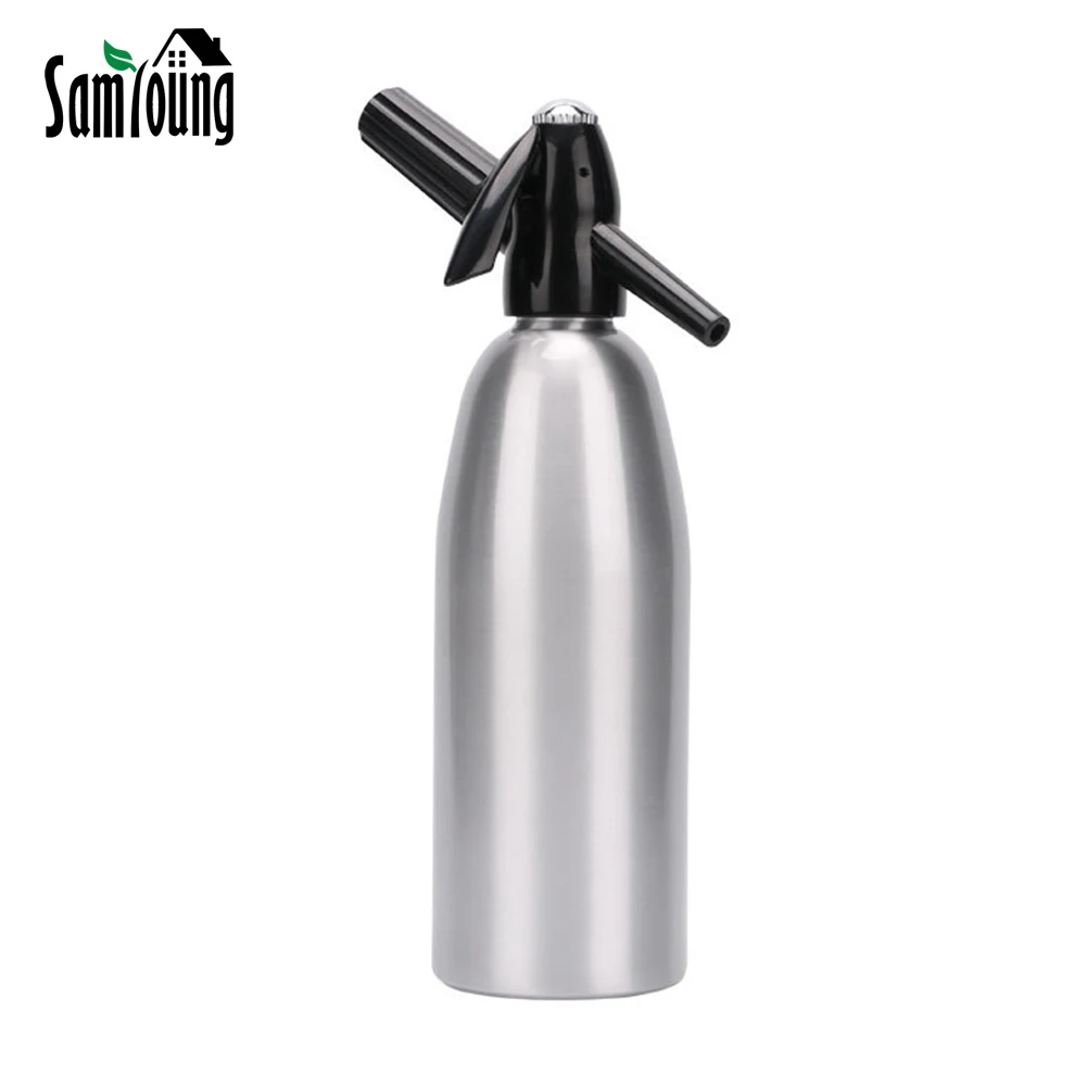 

Homemade Soda Machine Maker 1L Aluminum Bubble Siphon Spark Cocktail Processing Fruit Soda Water No Sugar Bar Tools Wine Aerator