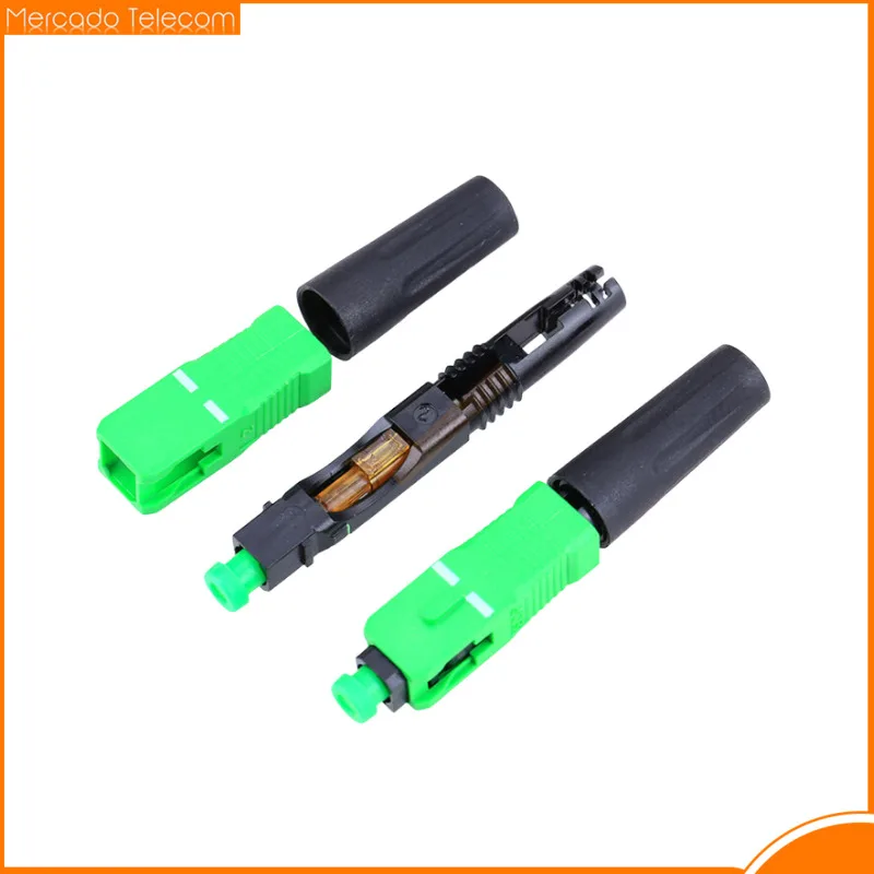 Factory Direct 3M 100 pieces/box SC APC Fiber Fast Connector SC APC SM Fiber optic quick connector Use FTTH Big Sale