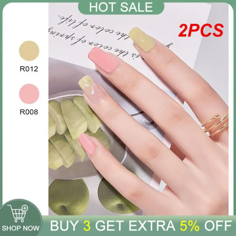 

2PCS Nail Gel Polish Nail Art Soak Off Led Uv Gel Colors Nail Accessories Gel Nail Polish Semi Permanent Nail Varnishes 8ml