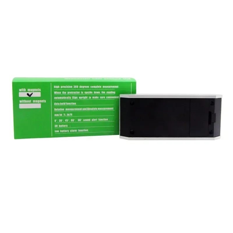 SHAHE 360 Degree Digital Protractor Inclinometer Smart Tool Digital Level Digital Inclinometer With Magnet Illuminate 5