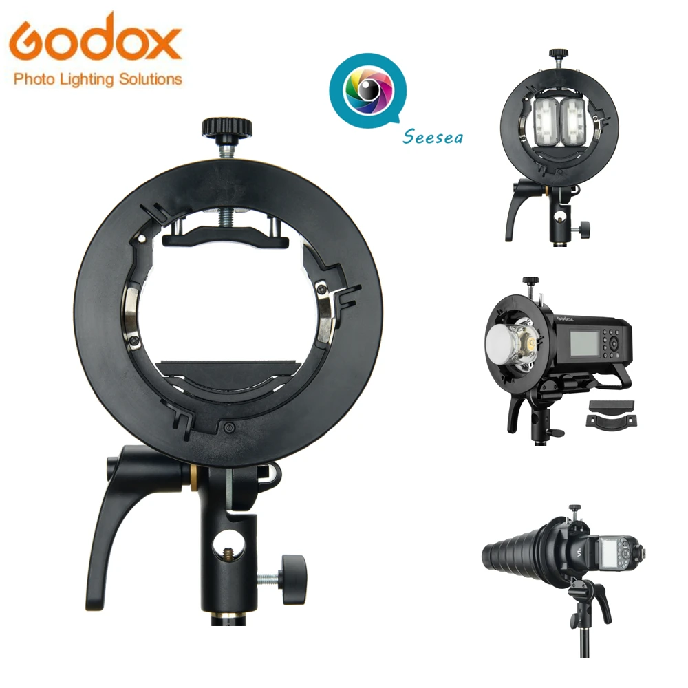 Godox S2 Bowens Mount Flash Stype Holder Bracket For Godox V1 V860ii
