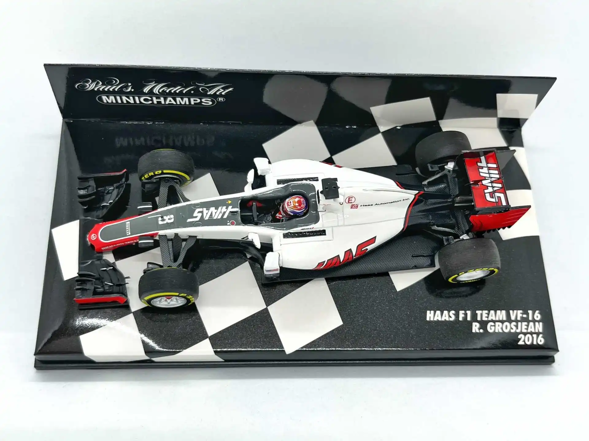 MINICHAMPS Haas F1 Team Ferrari VF-16 Romain Grosjean 2016 Échelle 1:43 Voiture Miniature (417160008) | Achetez sur MINICHAMPS Haas F1 Team Ferrari VF-16 Romain Grosjean 2016 Échelle 1:43 Voiture Miniature (417160008) | Achetez sur