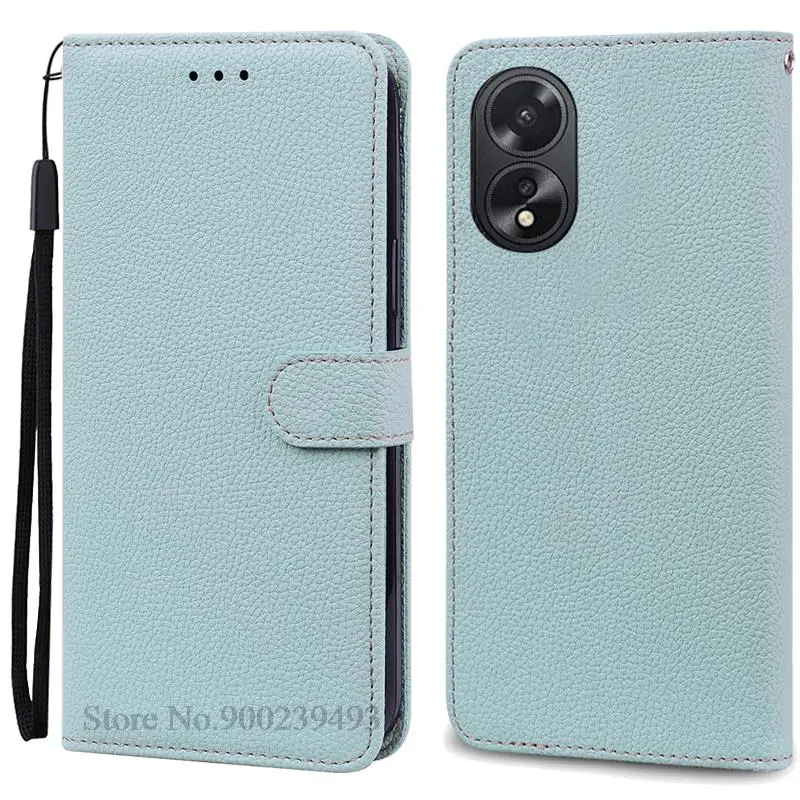 Leather Flip Wallet Phone Case with Silicone Cover - Elegant Design